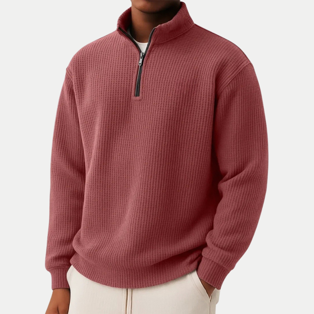 Essential™ | Strickpullover mit Quarter-Zip