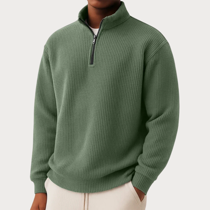 Essential™ | Strickpullover mit Quarter-Zip