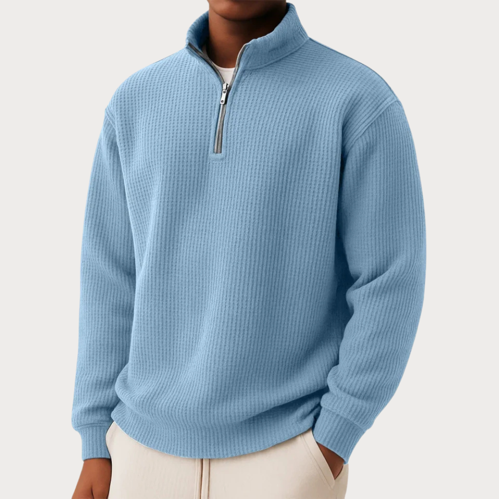 Essential™ | Strickpullover mit Quarter-Zip