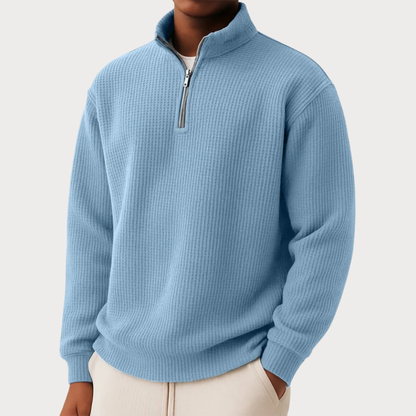 Essential™ | Strickpullover mit Quarter-Zip