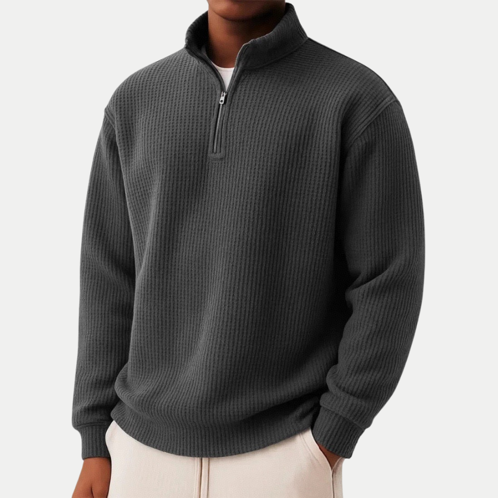 Essential™ | Strickpullover mit Quarter-Zip