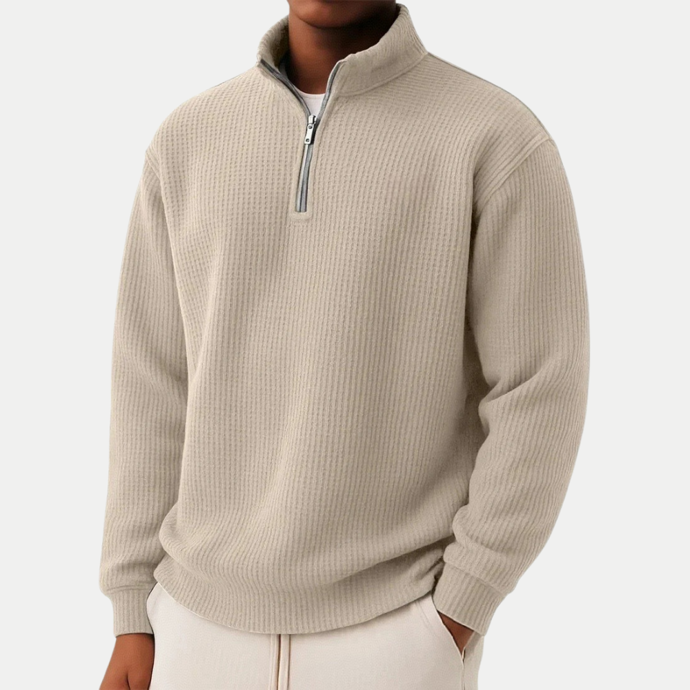 Essential™ | Strickpullover mit Quarter-Zip