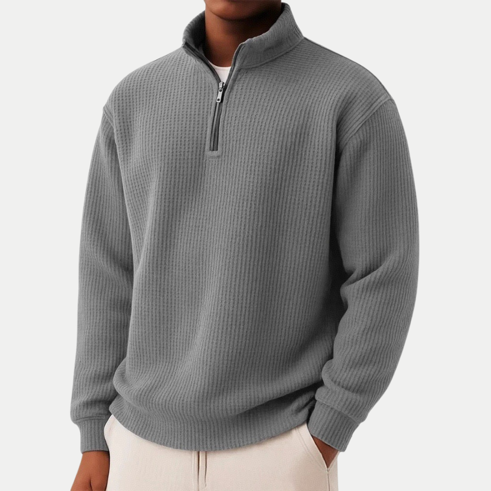 Essential™ | Strickpullover mit Quarter-Zip
