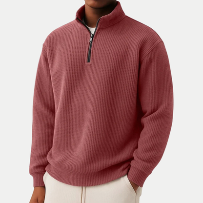 Essential™ | Strickpullover mit Quarter-Zip