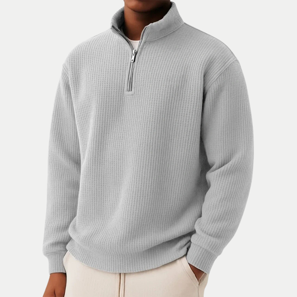 Essential™ | Strickpullover mit Quarter-Zip